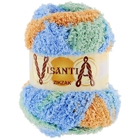 Пряжа для вязания Visantia "Zikzak", цвет №7320, 5 шт х 100 г артикул 13255b.
