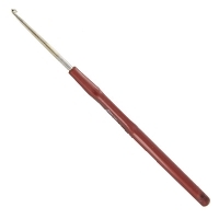 Крючок для вязания "Gamma" металлический с пластиковой ручкой, диаметр 1,75 мм артикул 13301b.
