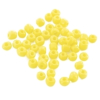Бисер стеклянный, цвет: желтый, размер 6/0, 10 пакетиков по 10 г артикул 13330b.