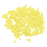 Бисер стеклянный, цвет: желтый, размер 11/0, 10 пакетиков по 10 г артикул 13335b.
