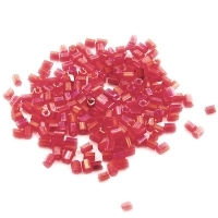 Бисер стеклянный, цвет: красный, размер 11/0, 10 пакетиков по 10 г артикул 13340b.