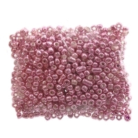 Бисер стеклянный, цвет: розовый, размер: 11/0, 10 пакетиков по 10 г артикул 13352b.